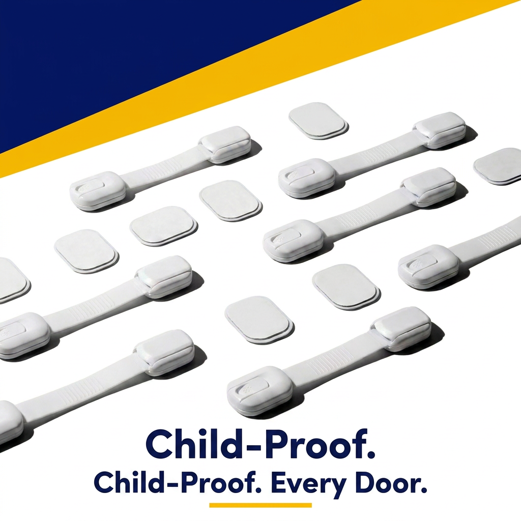 SafeLock – מנעול הגנה ונעילה לארונות ומגירות