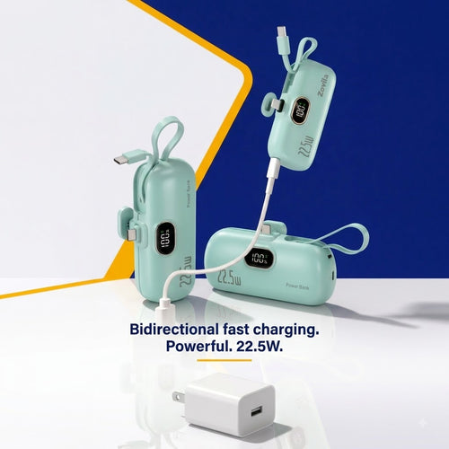 Plug&Charge – סוללת חירום מתקפלת ללא כבלים מסורבלים