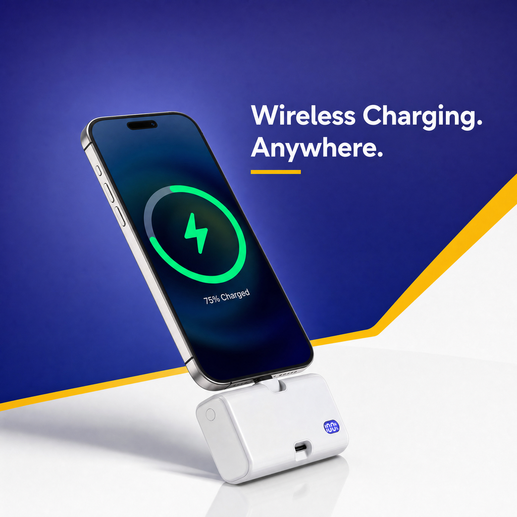 Plug&Charge – סוללת חירום מתקפלת ללא כבלים מסורבלים